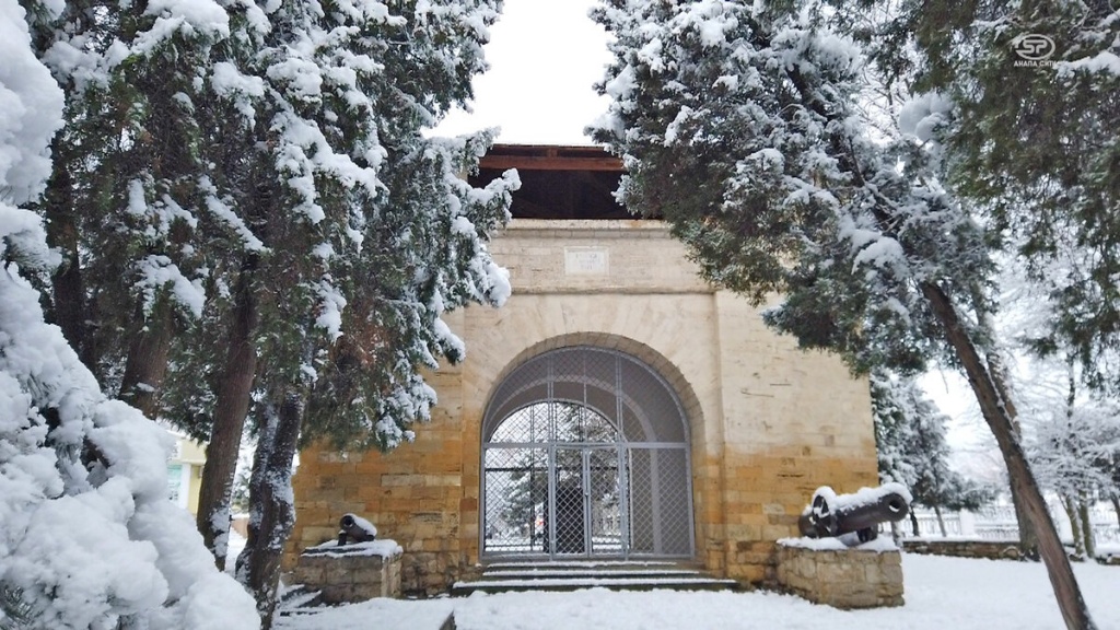 Турецкие ворота в Анапе зимой. Фото: anapacity.com
